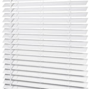 LazBlinds Persianas de madeira sintética sem fio de 5 cm com...
