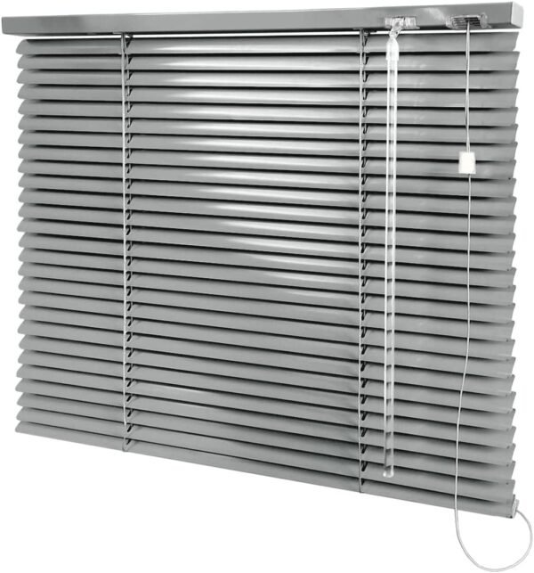Persiana Horizontal Cinza - 1,80m larg x 1,30m alt -...