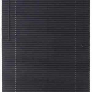 Persiana PVC horizontal 25mm 1,20larg x 1,60alt preta
