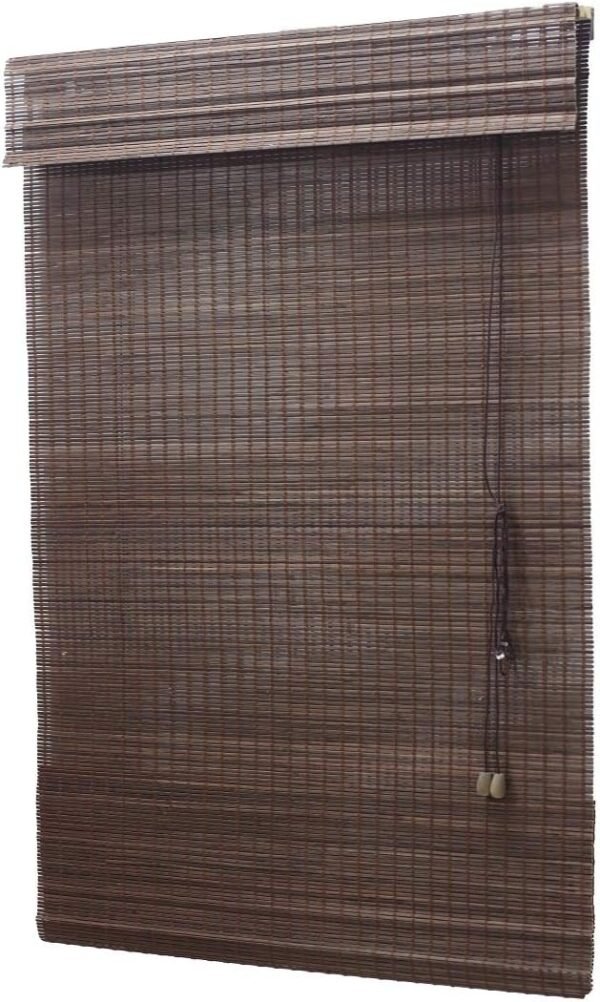 Tabaco de bambu romano persa 80 (l) x 220 (a) cm Cortina ... - Imagem 5