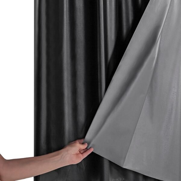Cortina Corta Luz Blackout Blecaute 2,20 X 1,30m Quarto Sala... - Imagem 2