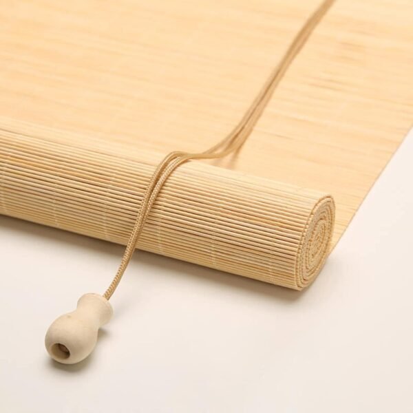 Persianas de enrolar de bambu natural 60 cm / 80 cm / 90 cm... - Imagem 3