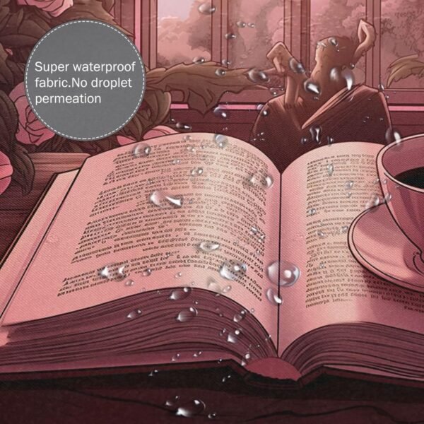 Dwrepo Sunshine Coffee and Books Cortina de chuveiro... - Imagem 5