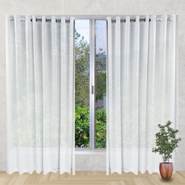 Cortina Gaze Linho Com Forro Microfibra 4,00x2,30 Para Varão... - Imagem 2