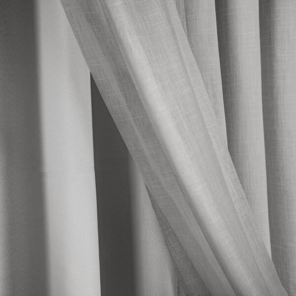 Cortina Gaze de Linho com Blackout em Tecido 6,00 x 2,50... - Imagem 4