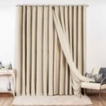 Cortina Gaze de Linho com Blackout em Tecido 6,00 x 2,40...