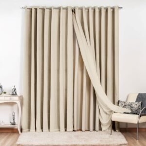 Cortina Gaze de Linho com Blackout em Tecido 6,00 x 2,40...
