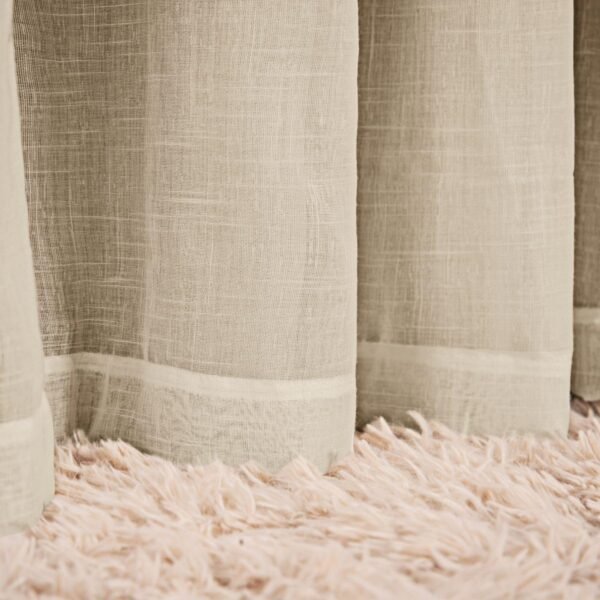 Cortina Gaze de Linho com Blackout em Tecido 6,00 x 2,40... - Imagem 8