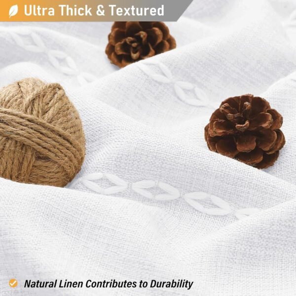 BTTN Cortina de chuveiro Stall Fabric – 137 x 182 cm Boho... - Imagem 2