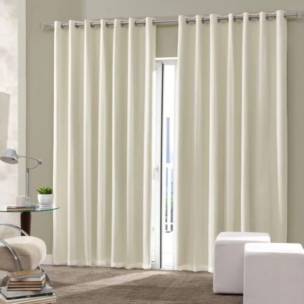 Cortina Blackout Blecaute Sala Quarto Corta Luz Tecido Voil...