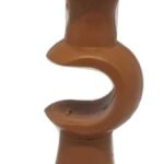 Kit 2 Suporte Cortina Duplo para Varão 19/19 mm Cerejeira