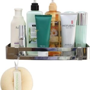 LUMAI Suporte Porta-Shampoo e Sabonete de Canto Retangular e...
