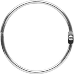Maytex Anel de chuveiro circular de metal, cromado,...
