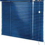 Persiana Horizontal Azul - 1,80m larg x 1,80m alt - Alumínio...
