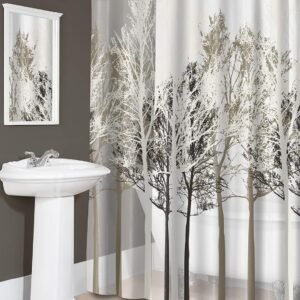 Splash Home Forest PEVA 5G Plástico premium, forro leve com...
