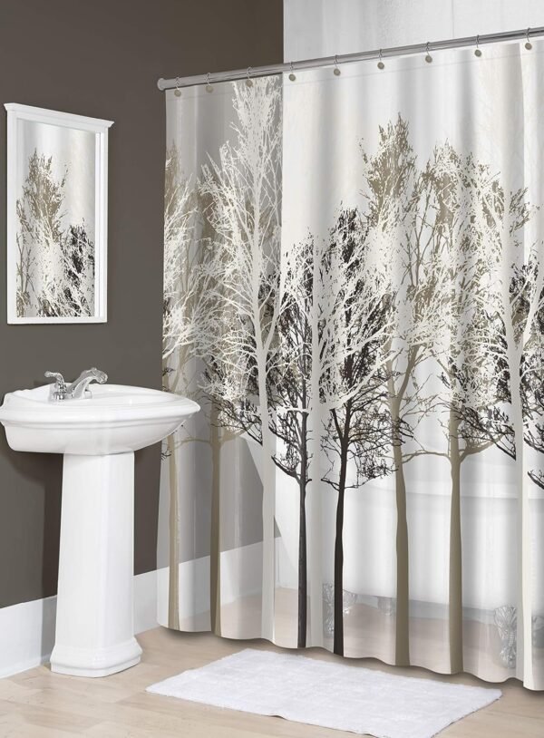Splash Home Forest PEVA 5G Plástico premium, forro leve com...