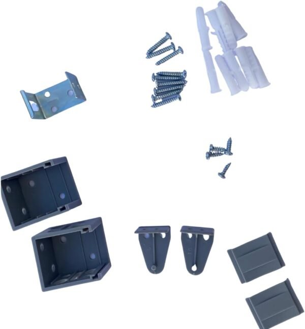 Top Flex, Bloco PVC Horizontal Persa Cinza 80 (L) x 160 ... - Imagem 7