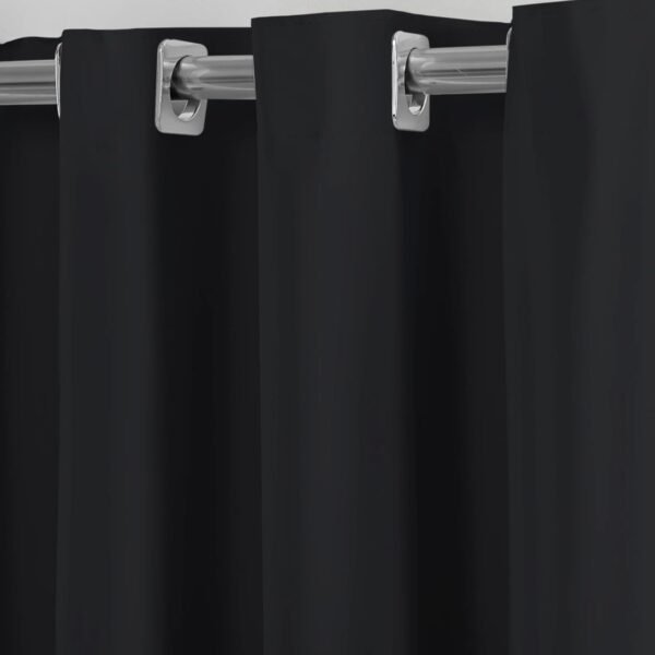 Cortina Blackout Preto 2,00M x 1,30M Corta a Luz para... - Imagem 2