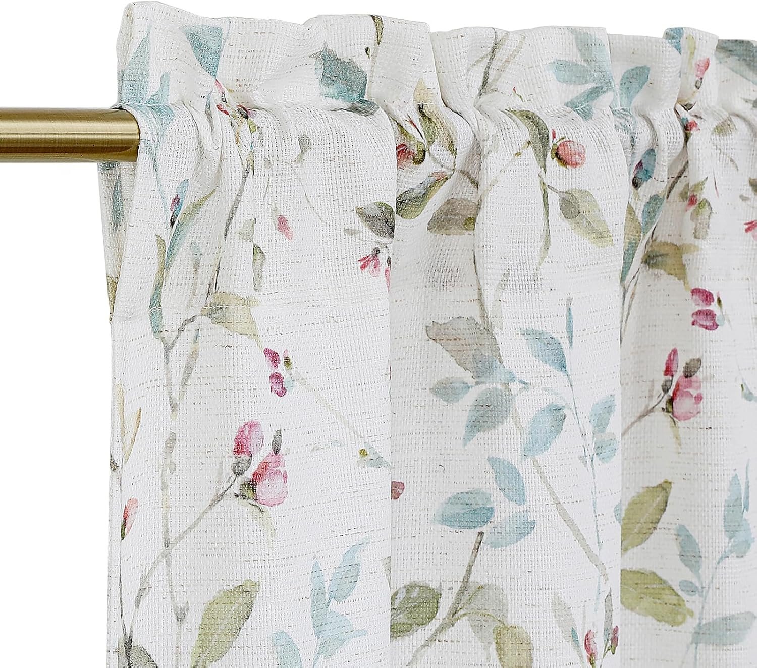 Chyhomenyc Cortinas romanas de cozinha 91 cm de comprimento,... - Imagem 8