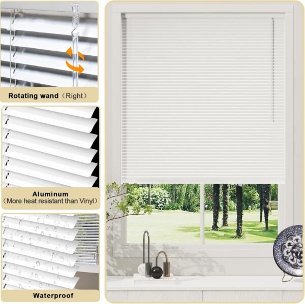 OptiBlinds Mini persianas sem fio, adequadas para janelas de... - Imagem 2