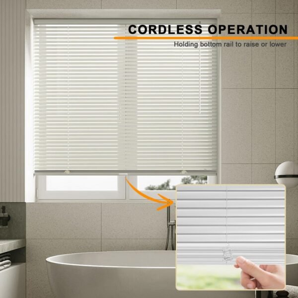 OptiBlinds Mini persianas sem fio, adequadas para janelas de... - Imagem 3