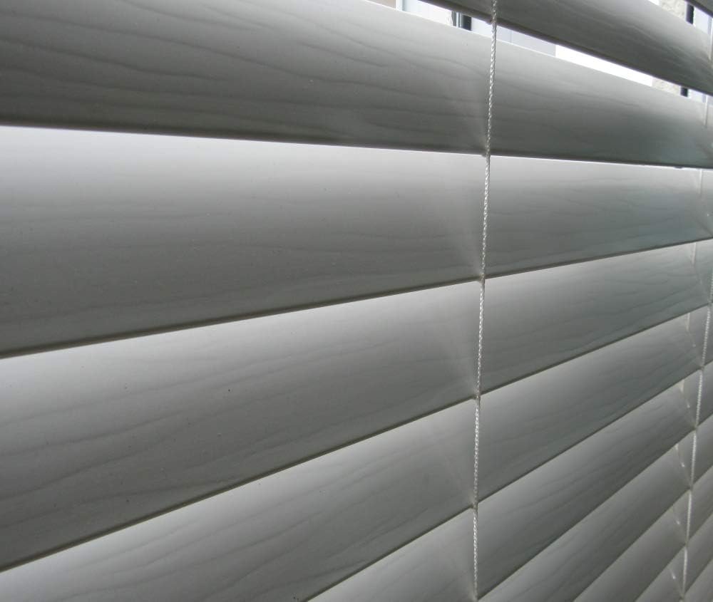 Persiana Horizontal Faux Wood Em PVC 50mm 140larg x 140alt ... - Imagem 2