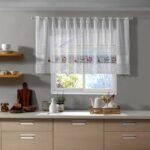 CORTINA DE PIA/BANDÔ VALENCIA BRANCA CAFE VERMELHO 2,00M X...