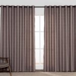 Cortina Atena 2,70m Largura x 2,30m Jacquard Grosso Semi...