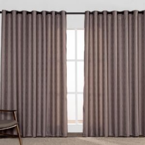 Cortina Atena 2,70m Largura x 2,30m Jacquard Grosso Semi...
