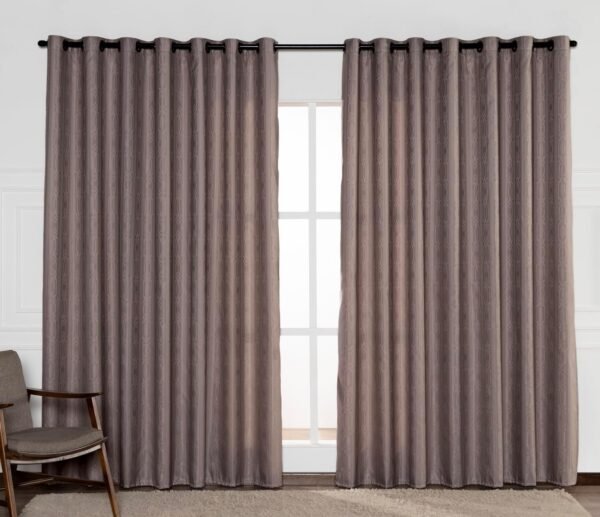 Cortina Atena 2,70m Largura x 2,30m Jacquard Grosso Semi...