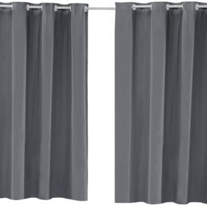 Cortina Blackout Corta Luz 220cm x 130cm - Cinza
