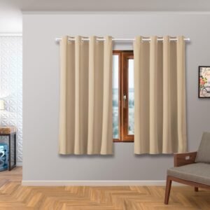 Cortina Blackout Curta Tecido Corta Luz Pequena Quarto Sala...
