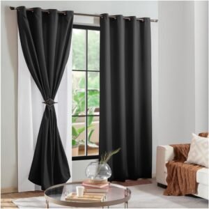 Cortina Blackout Pvc Com Tecido Voil Liso 2,80mx1,80m Corta...
