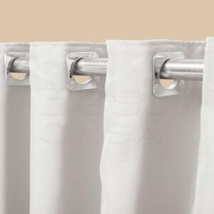 Cortina Blackout Tecido Lisa Grande Corta Luz Dona Delicada...
