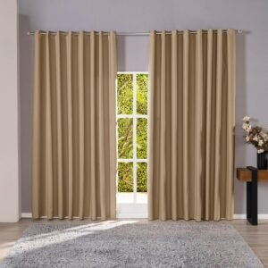 Cortina Blackout em Tecido Corta Luz Para Sala, Quarto 2,60...

