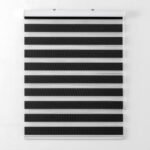 Persiana Rolo Duplo Bandô Sunny Preta 140 (L) x 160 (A)...