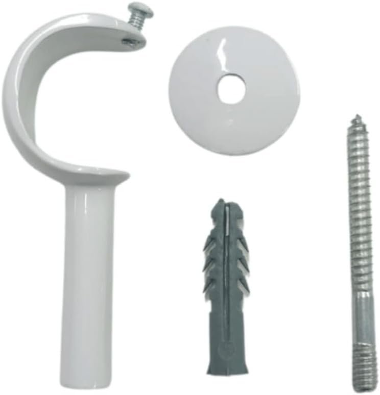 Suporte Para Varão De Cortina Unidade de Alumínio 28mm... - Imagem 2