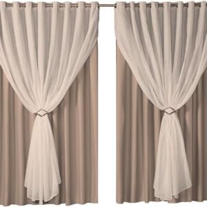 Cortina Blackout Tecido Com Linho Gaze 5,00M x 2,30M Para...

