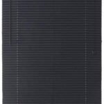 Persiana PVC horizontal 25mm 1,00larg x 2,20alt preta