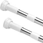 Varão de Cortina Universal para Banheiro e Pia Ajustável e...