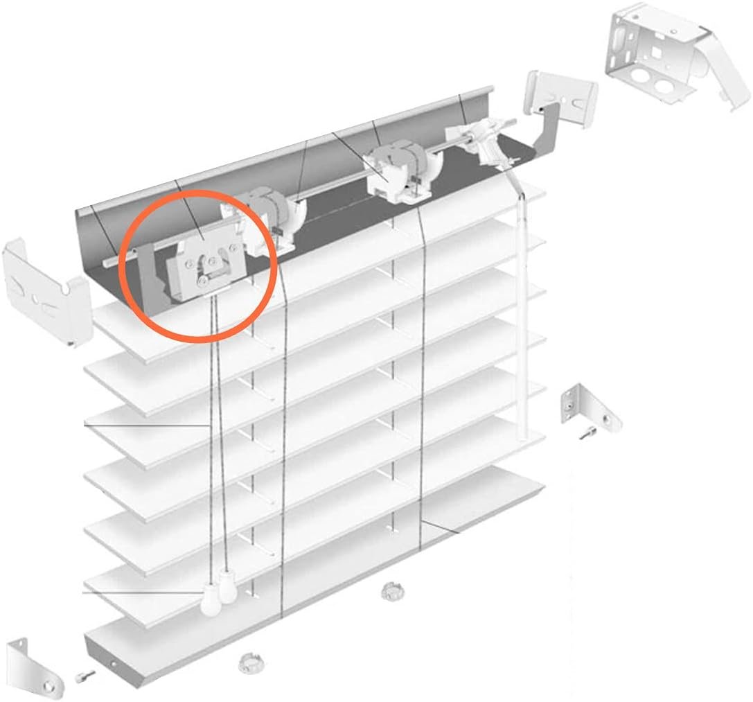 Cutelec Mecanismo de bloqueio de 2 peças para persianas... - Imagem 3
