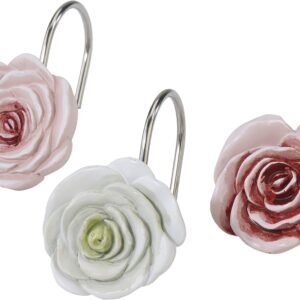 Avanti Linens - Ganchos de cortina de chuveiro, decoração...
