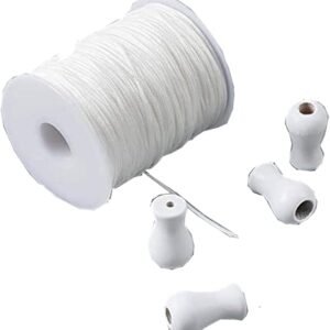 Cordão para persianas, borlas/maçanetas de madeira, 1,8 mm,...
