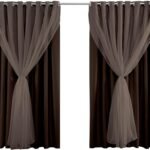 Cortina Blackout Tecido Com Voil 4,00M x 2,50M Para Varão...