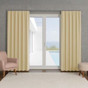 Cortina Blackout para Trilho Suíço, 300x270cm, 2 Painéis,...
