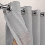 Cortina Voil Gaze De Linho Branco 2,80x2,30 Forro Blackout...