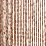 FlavorThings Cortina de Contas de Madeira Marrom e Bambu de...