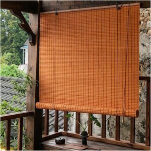 JINMLBO Persianas de rolo de bambu para janelas, persianas...
