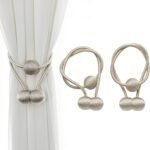 Kit com 2 Prendedores de Cortina Magnéticos - Presilhas com...