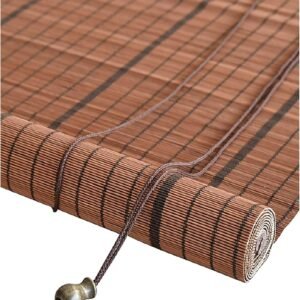 LIJINBO Persianas romanas para ambientes externos, persianas...
